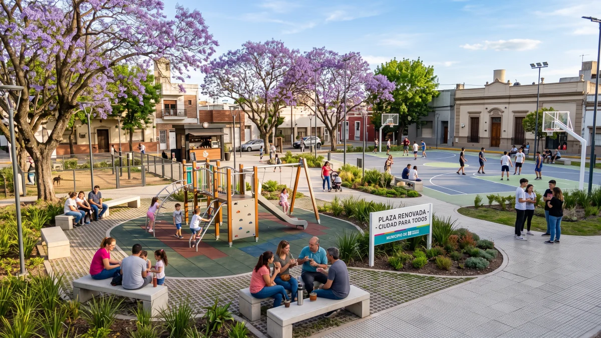 Plazas Vivas, Juegos Seguros y Polideportivos en Cada Barrio