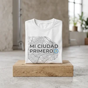Remera Urbana "Mi Ciudad Primero" 100% Algodón Peinado