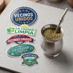 Set de 5 Stickers Vinílicos Troquelados para Autos y Termos
